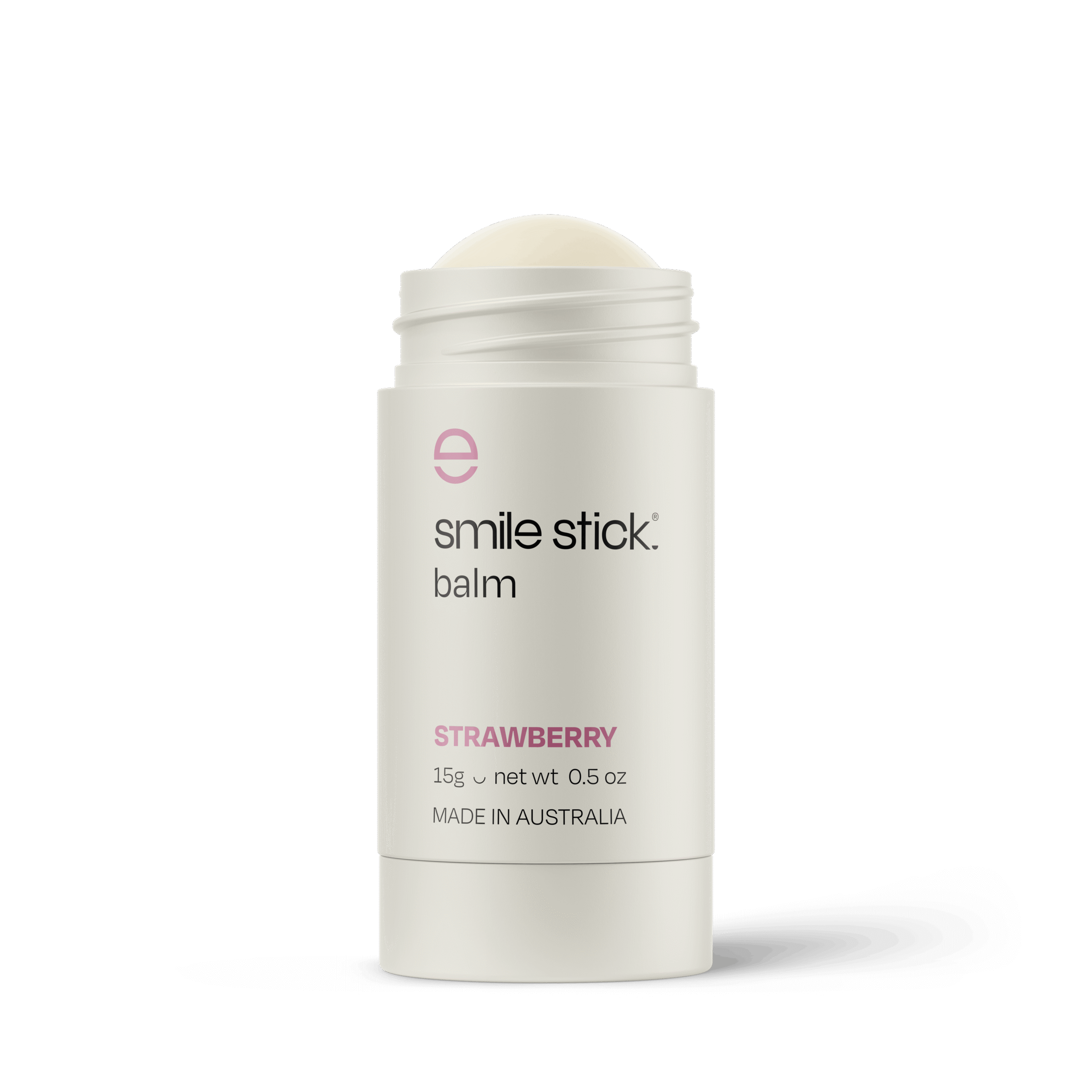SMILE STICK Front Open STRAWBERRY drop shadow